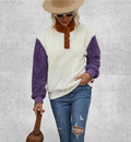 Sweat Plaid Polaire Femme | Polaire Studio BLANC / S