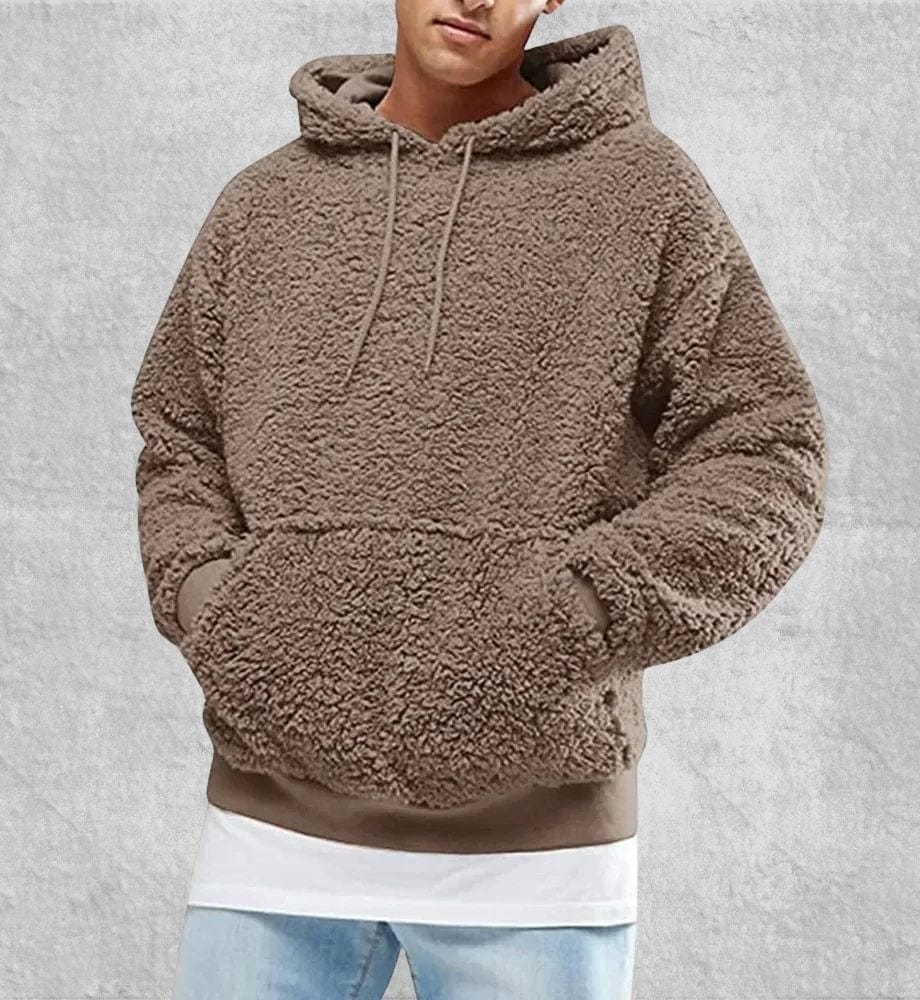 Sweat Plaid Polaire Homme | Polaire Studio MARRON / S