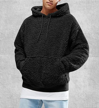 Sweat Plaid Polaire Homme | Polaire Studio NOIR / S