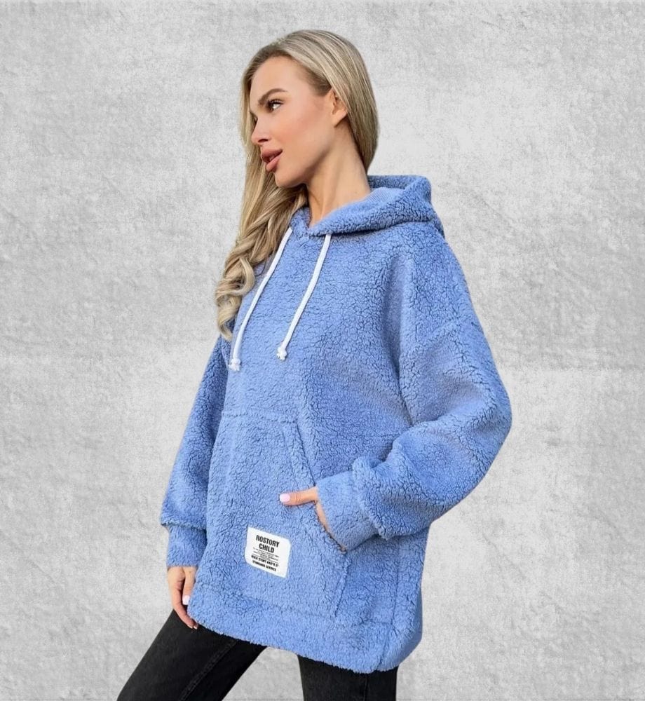 Sweat Polaire Femme | Polaire Studio BLEU / S
