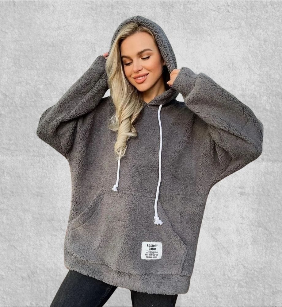 Sweat Polaire Femme | Polaire Studio GRIS / S