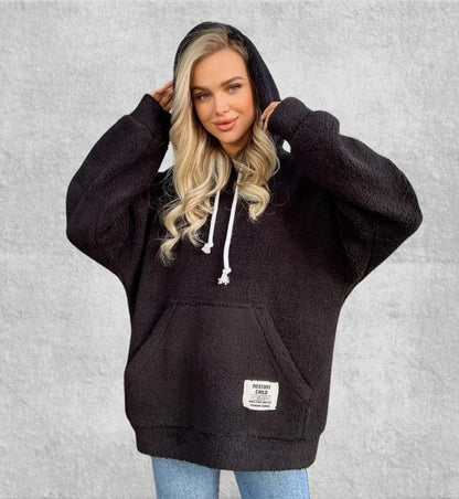 Sweat Polaire Femme | Polaire Studio NOIR / S