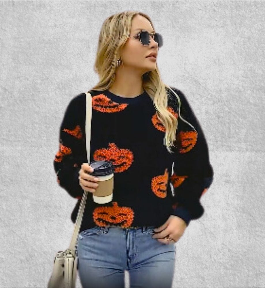 Sweat Polaire Femme Sans Capuche | Polaire Studio NOIR ORANGE / S