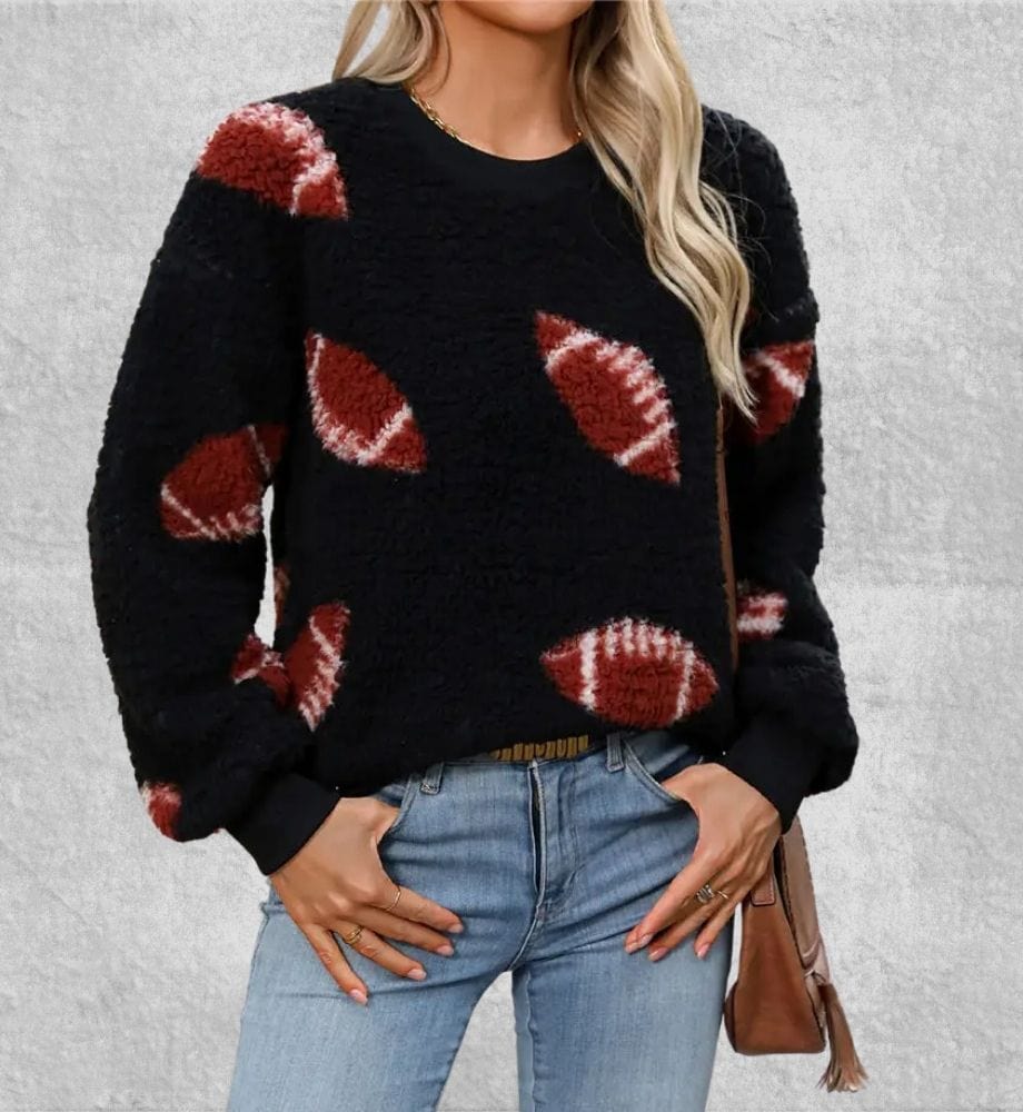 Sweat Polaire Femme Sans Capuche | Polaire Studio ORANGE NOIR / S