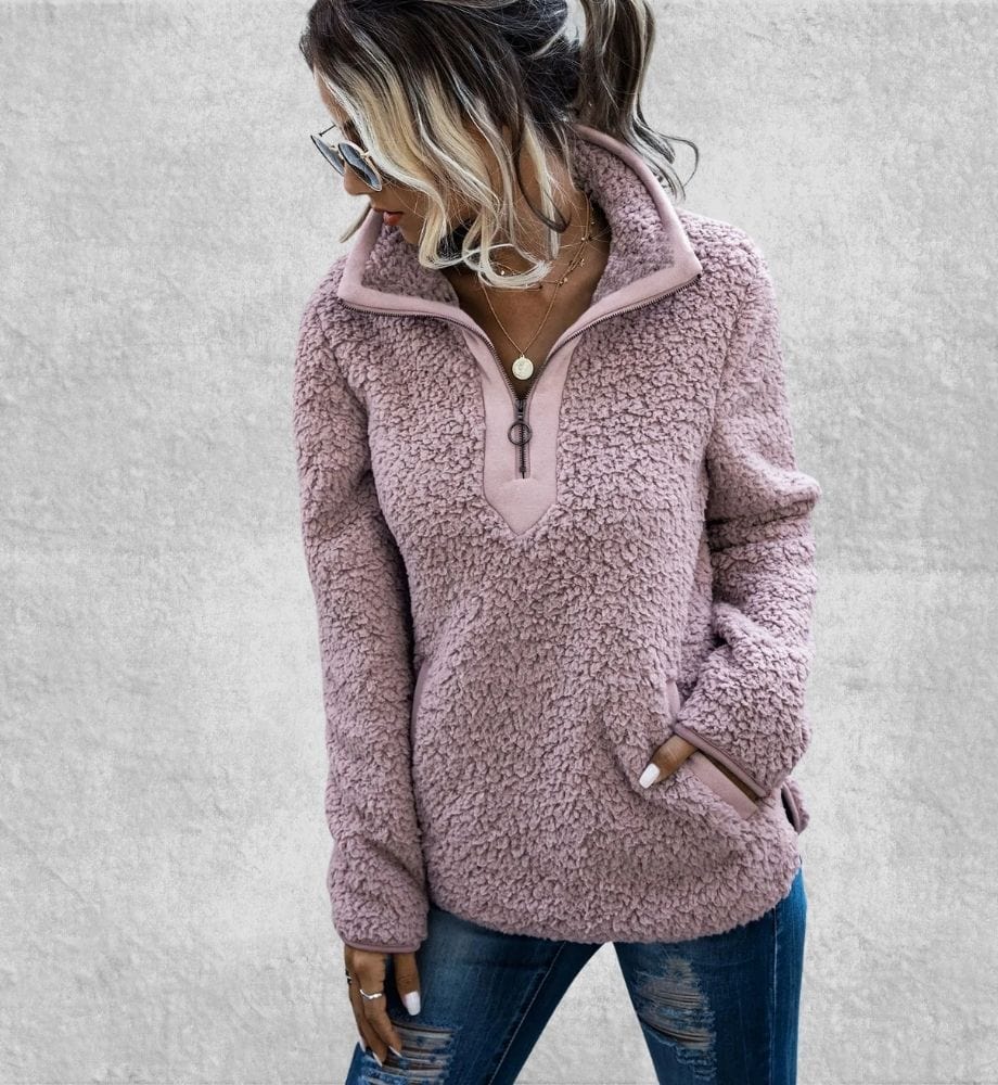 Sweat Zippé Polaire Femme | Polaire Studio