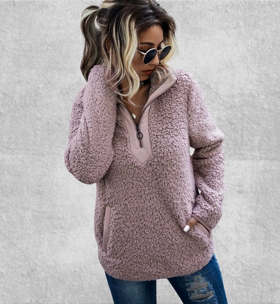 Sweat Zippé Polaire Femme | Polaire Studio