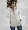 Sweat Zippé Polaire Femme | Polaire Studio BLANC / S