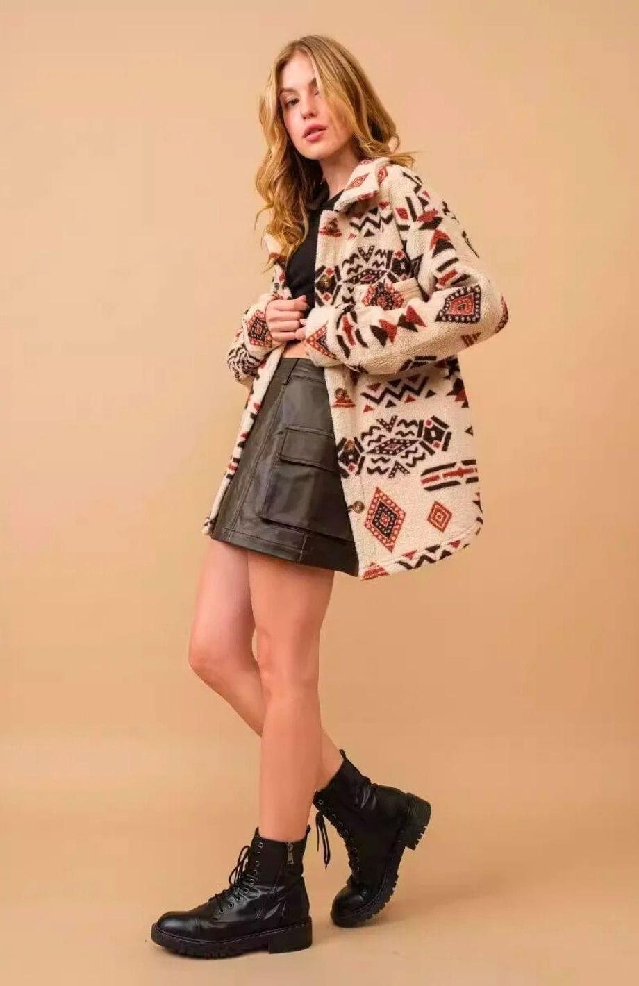Veste En Peluche Femme | Polaire Studio BEIGE / S