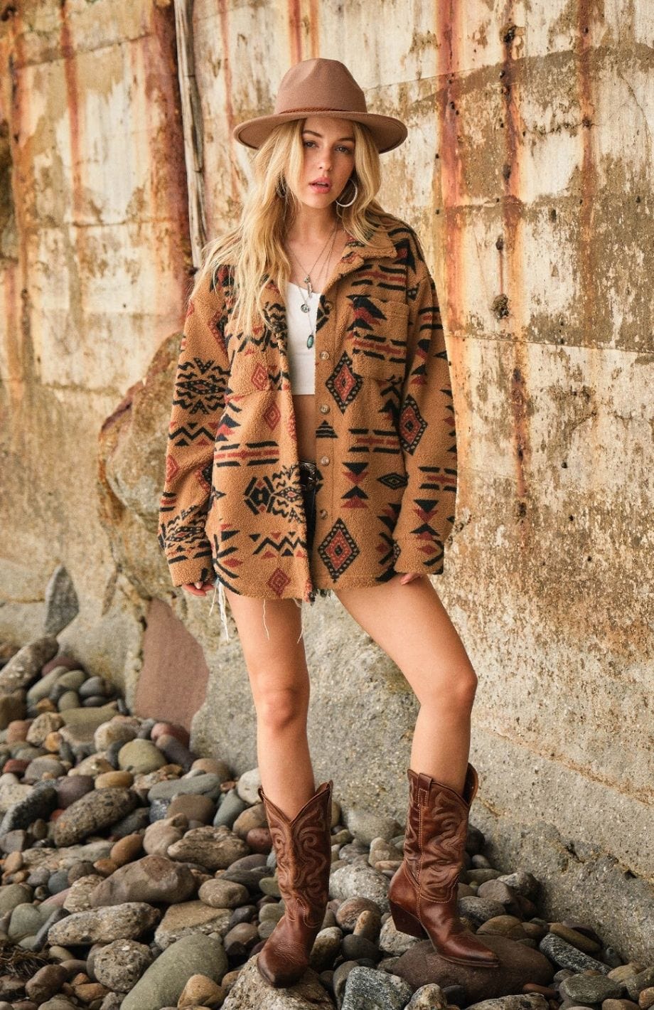 Veste En Peluche Femme | Polaire Studio MARRON / S