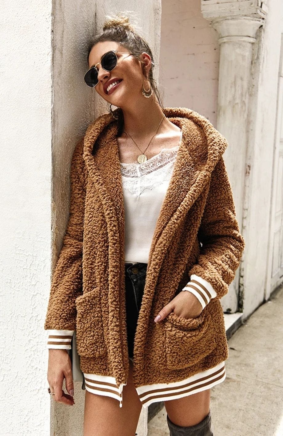 Veste Polaire à Capuche Femme | Polaire Studio