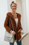 Veste Polaire à Capuche Femme | Polaire Studio MARRON / S