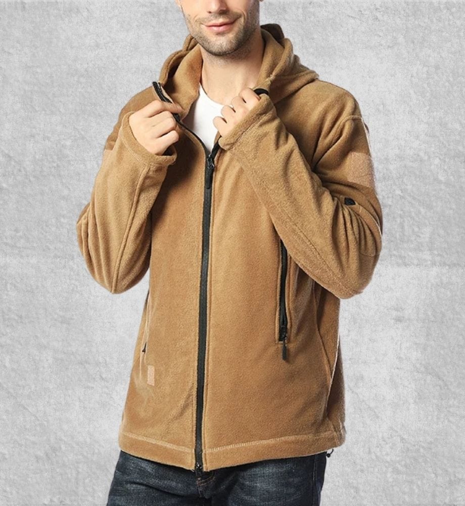 Veste Polaire Homme Zippée | Polaire Studio MARRON / S