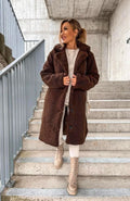 Veste Polaire Peluche Femme | Polaire Studio CAFÉ / S