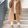 Veste Polaire Peluche Femme | Polaire Studio KAKI / S