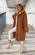 Veste Polaire Peluche Femme | Polaire Studio MARRON / S